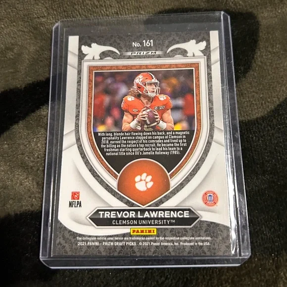 Trevor Lawrence Panini Prizm Card - Picture 2 of 2